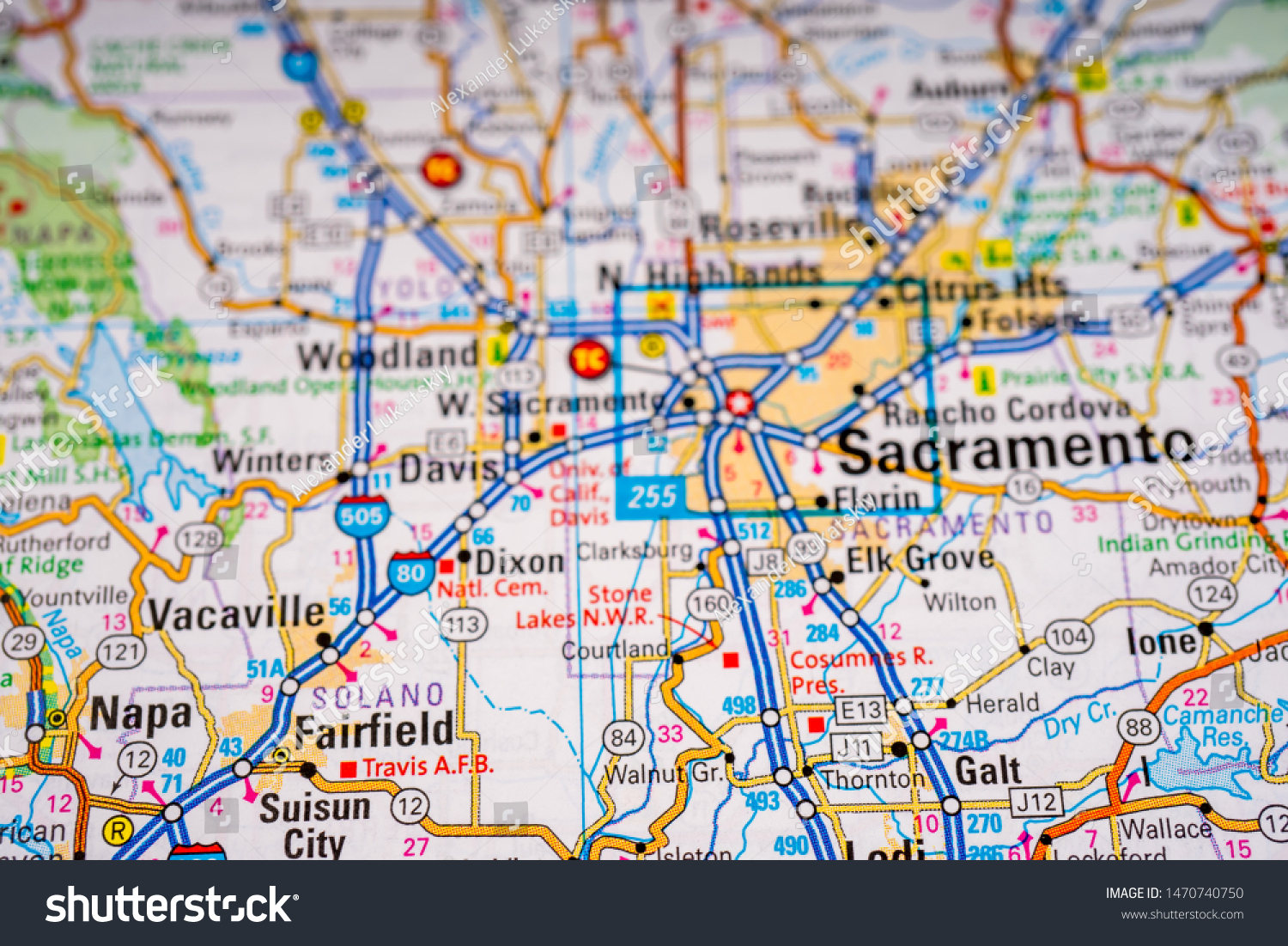 Sacramento Usa Map Atlas Travel Background Stock Photo 1470740750 Stock Photo Sacramento Usa Map Atlas Travel Background 1470740750