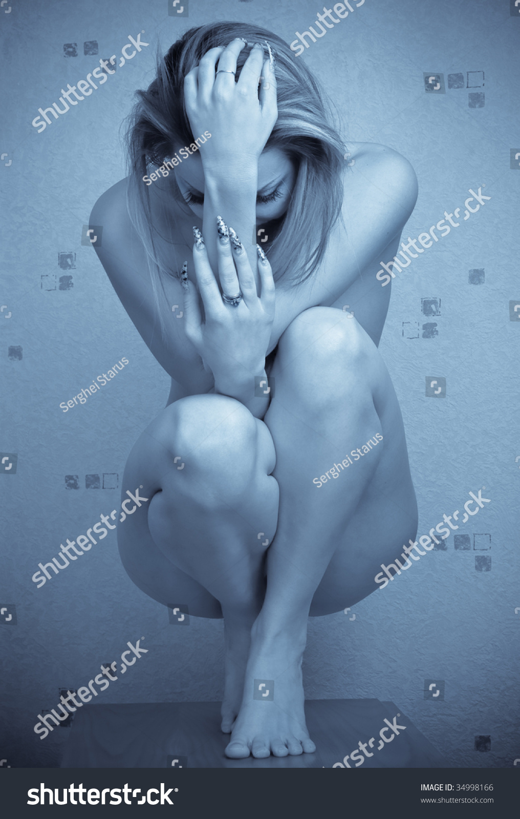 Blue - photos nude sad girl Blue Pics