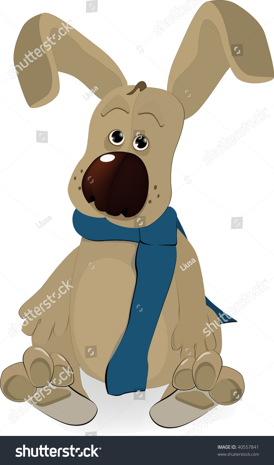 Sad Toy Rabbit Stock Illustration 40557841 Shutterstock