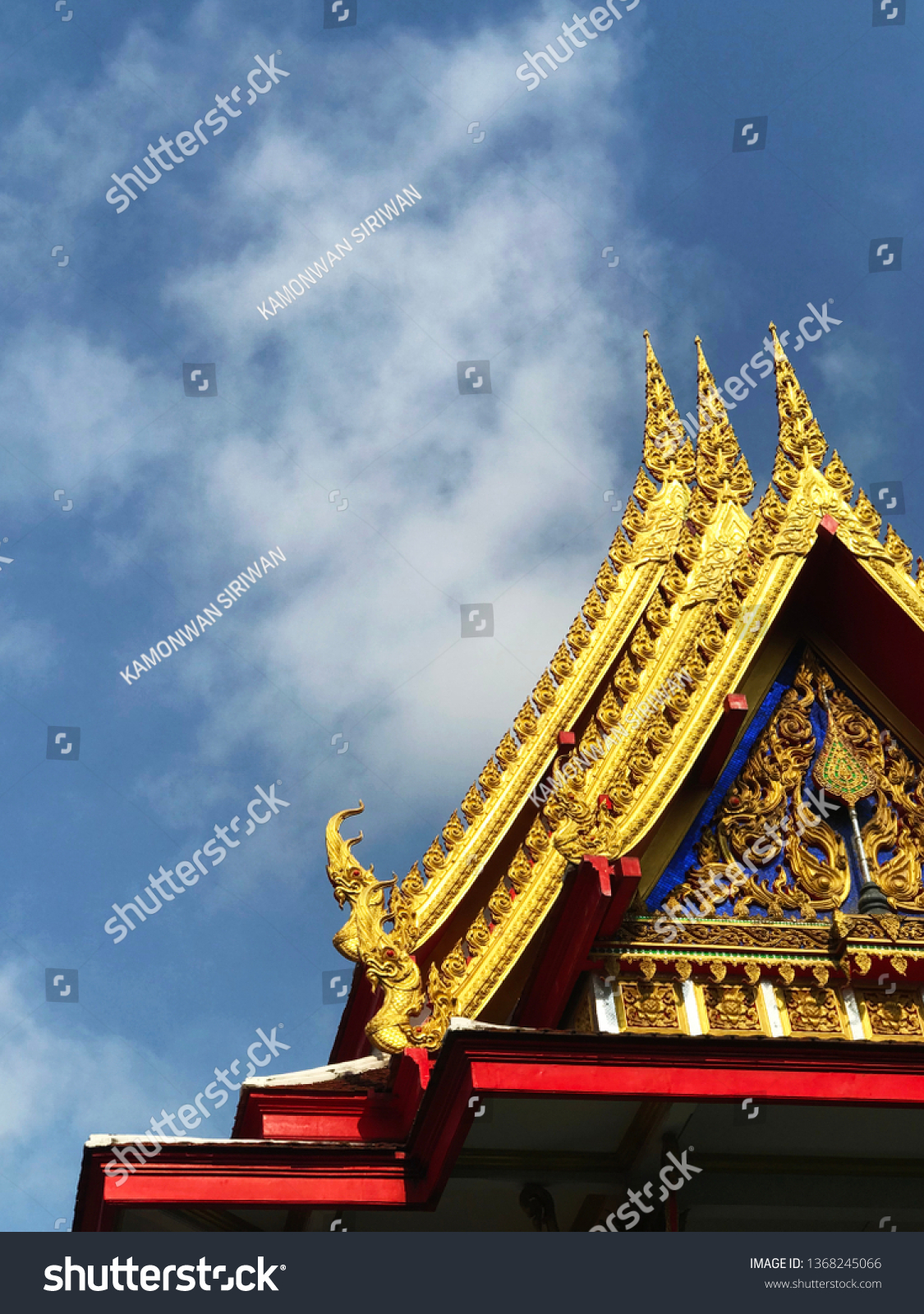 Sai Mai Temple Pathum Thani Thailand Stock Photo Edit Now
