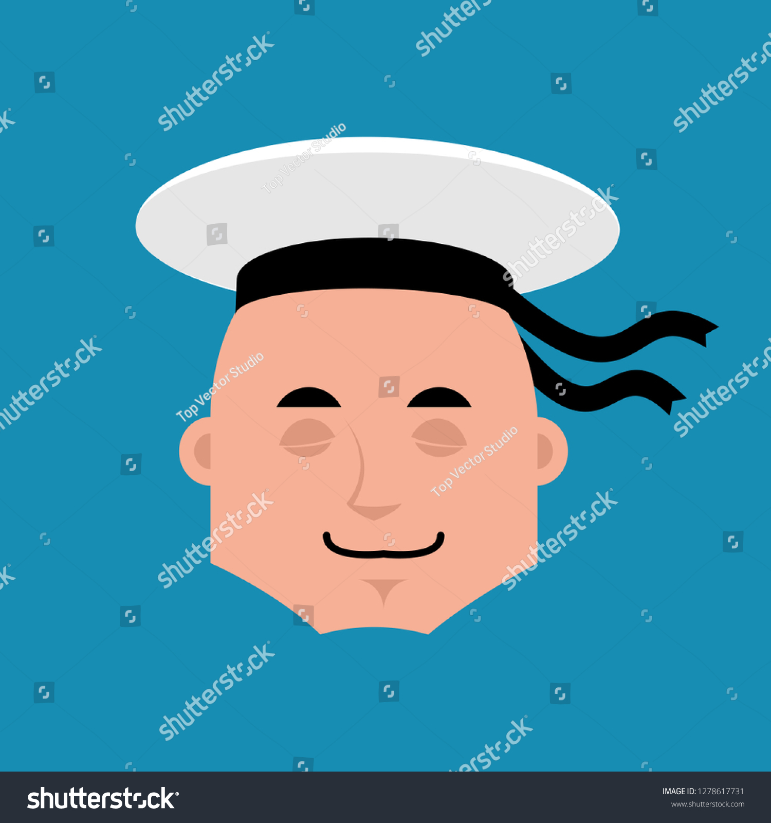 Sailor Sleeping Emoji Russian Soldier Seafarer Hình minh họa có sẵn