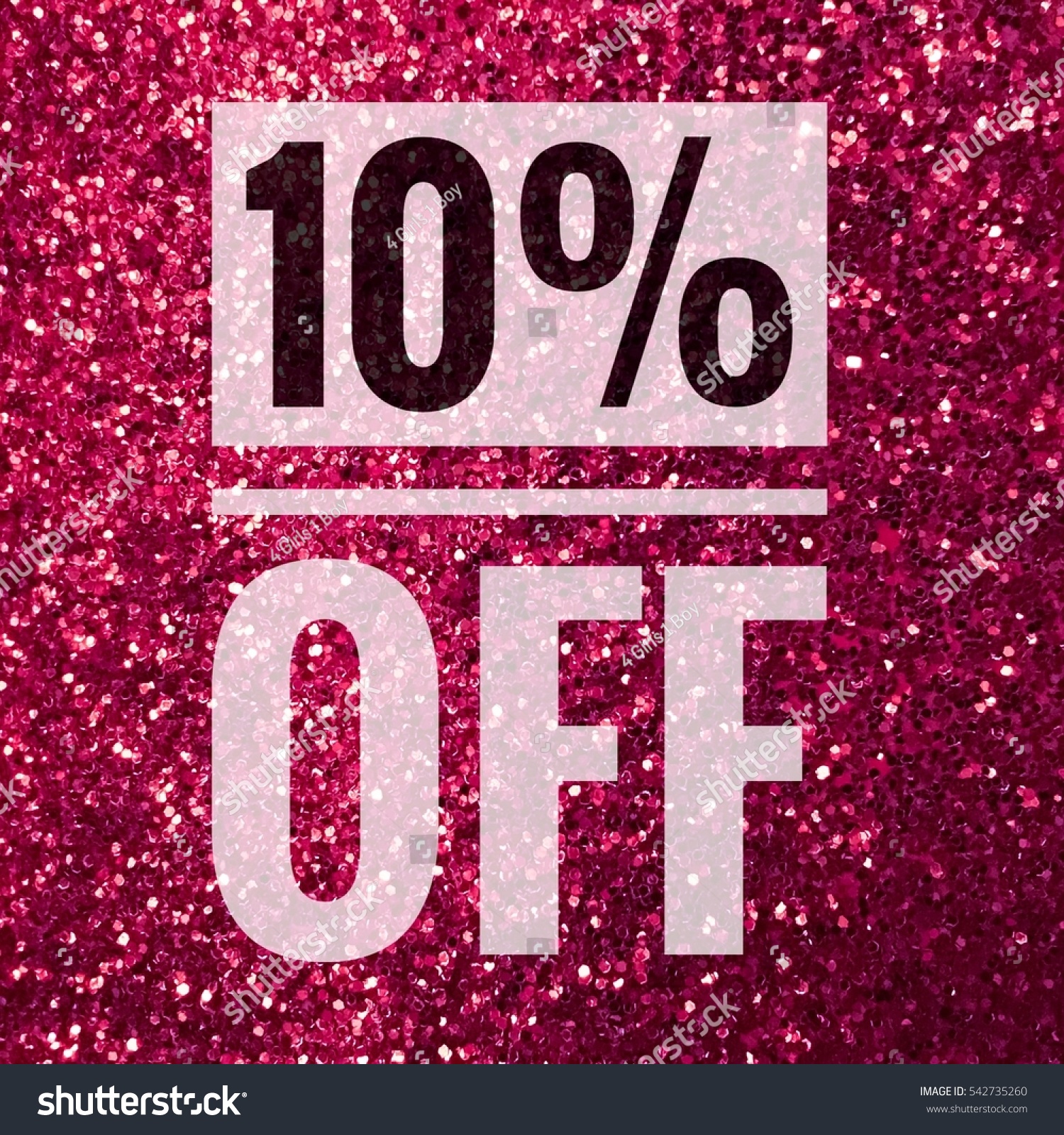 Sale 10 Off Sign On Pink Stock Photo Edit Now