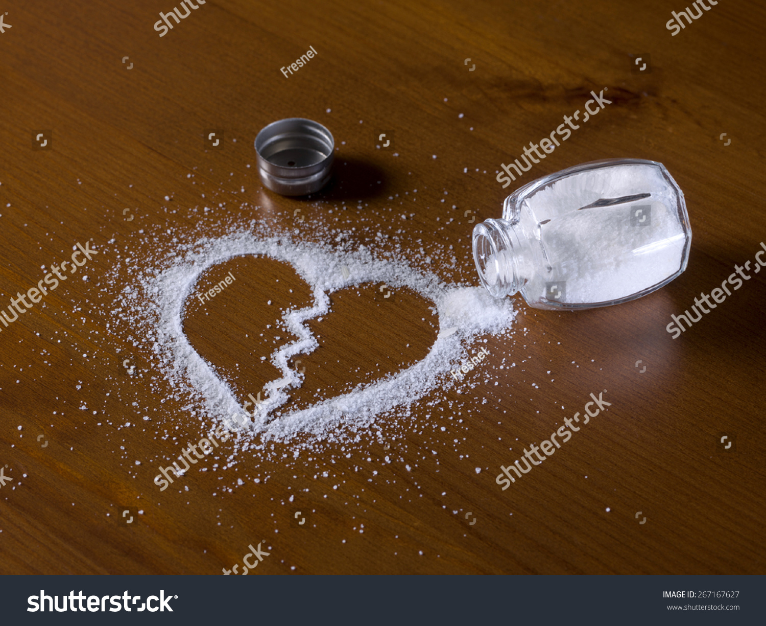 Image result for heart drawn in salt