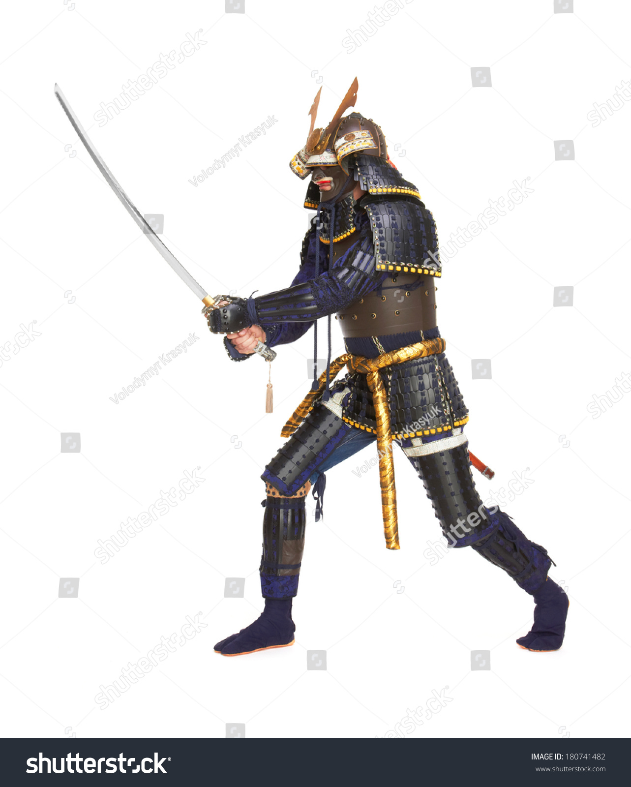 Samurai Armor Isolated On White Background Stock Photo (Edit Now