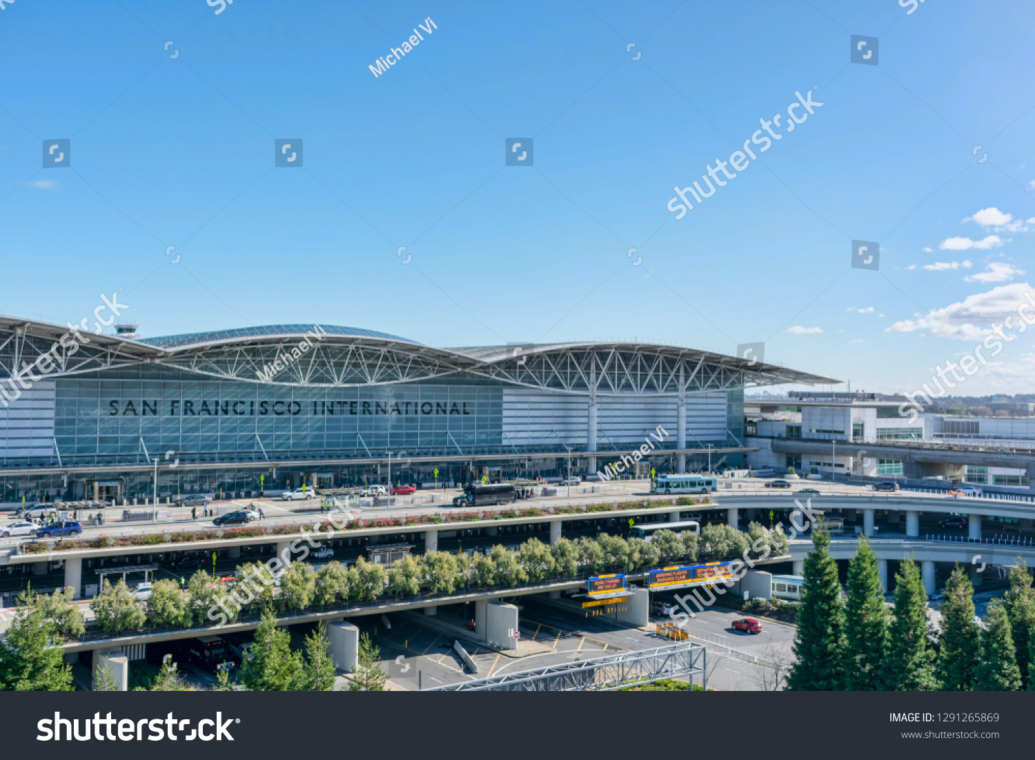 1 297 San Francisco International Airport Images Stock Photos   Stock Photo San Francisco California Usa January Exterior View Of International Terminal Of San 1291265869 