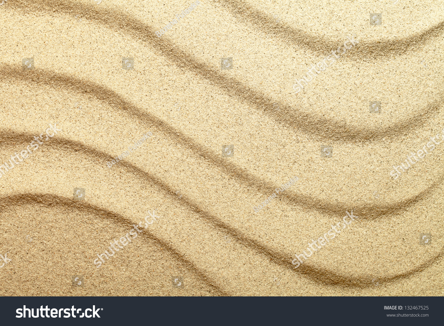 Sand Background. Sandy Beach Texture. Top View Stock Photo 132467525 ...