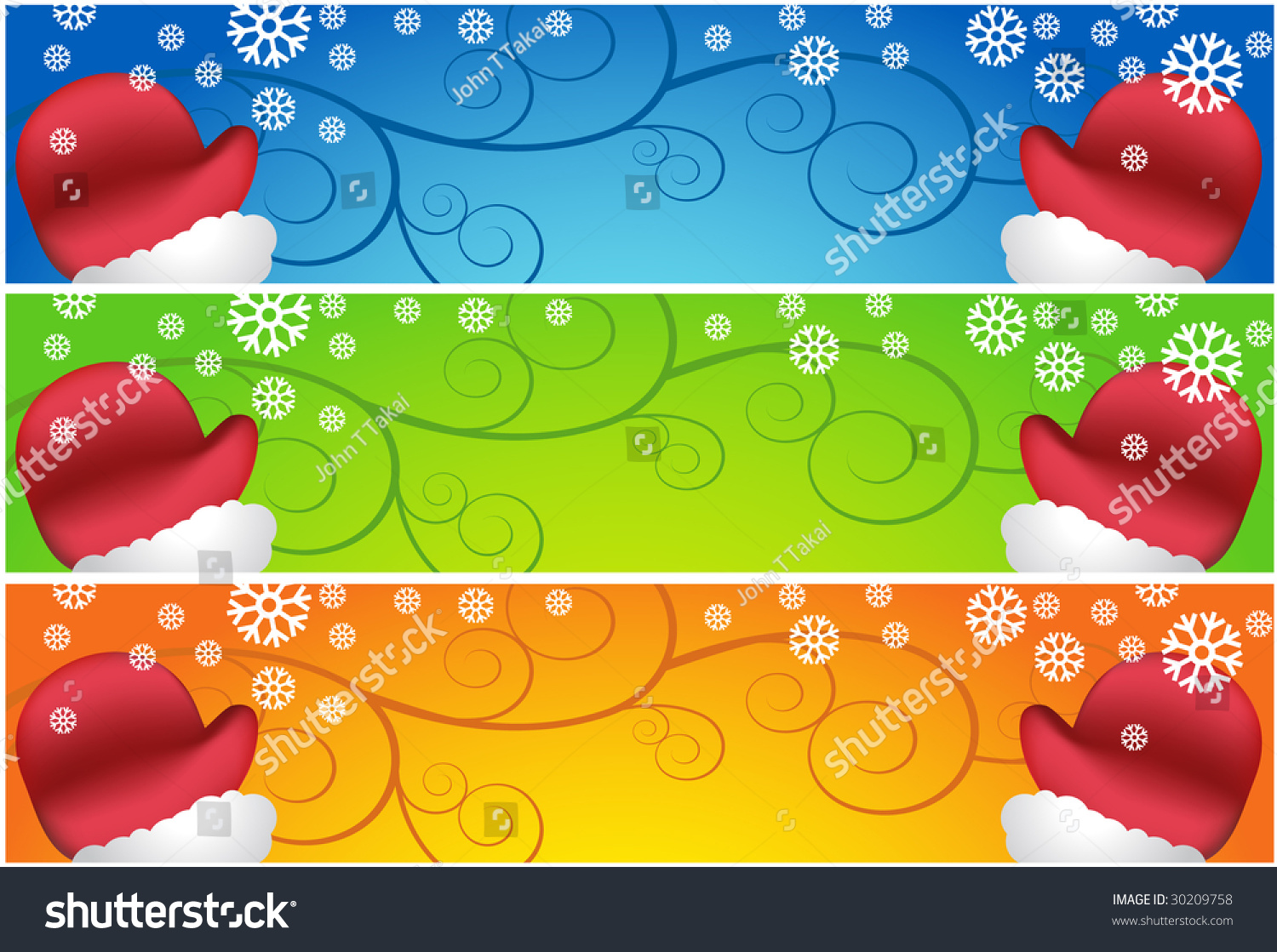 Santa Banner Stock Photo 30209758 : Shutterstock