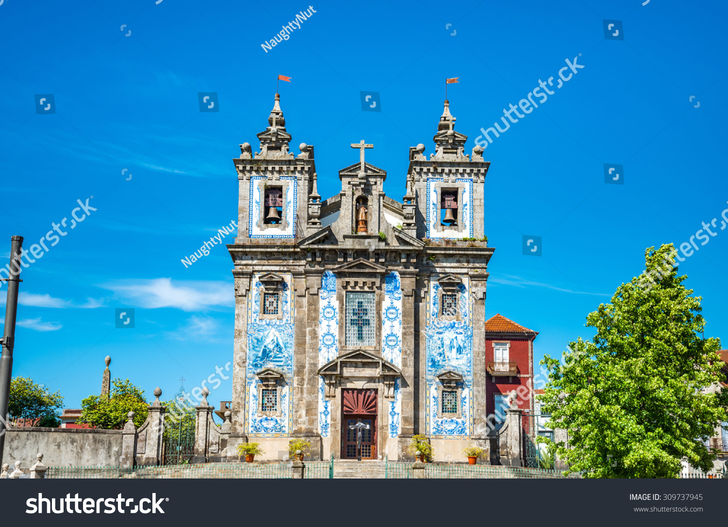 Santa Clara Church Facade Porto Portugal Stock Photo (Edit Now) 309737945