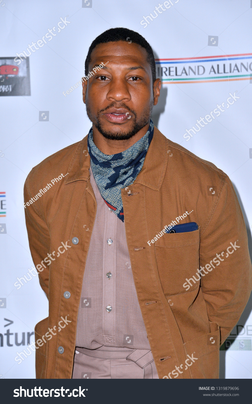 82 Jonathan Majors Images Stock Photos Vectors Shutterstock   Stock Photo Santa Monica Ca February Jonathan Majors At The Th Annual Oscar Wilde Awards Picture 1319879696 