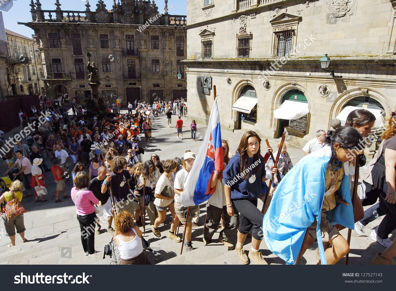 Santiago De Compostela Spain July 25 Stock Photo Edit Now