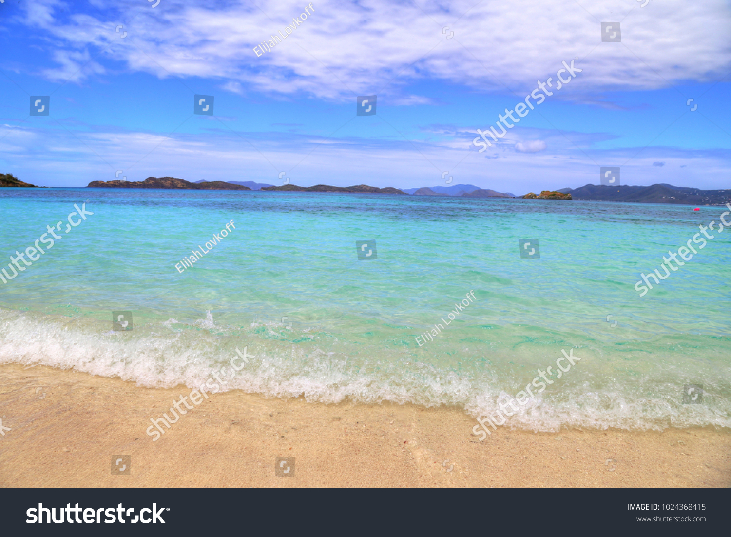 sapphire beach on st thomas island stock photo edit now 1024368415