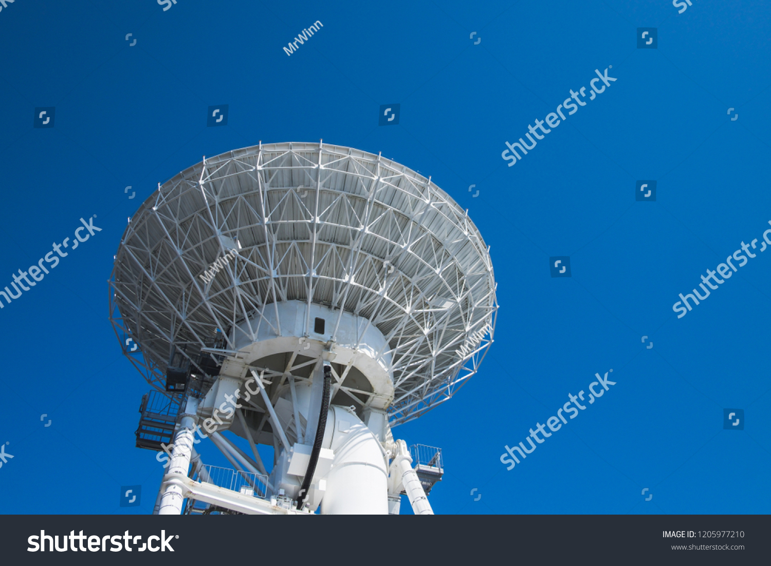 clear satellite dish