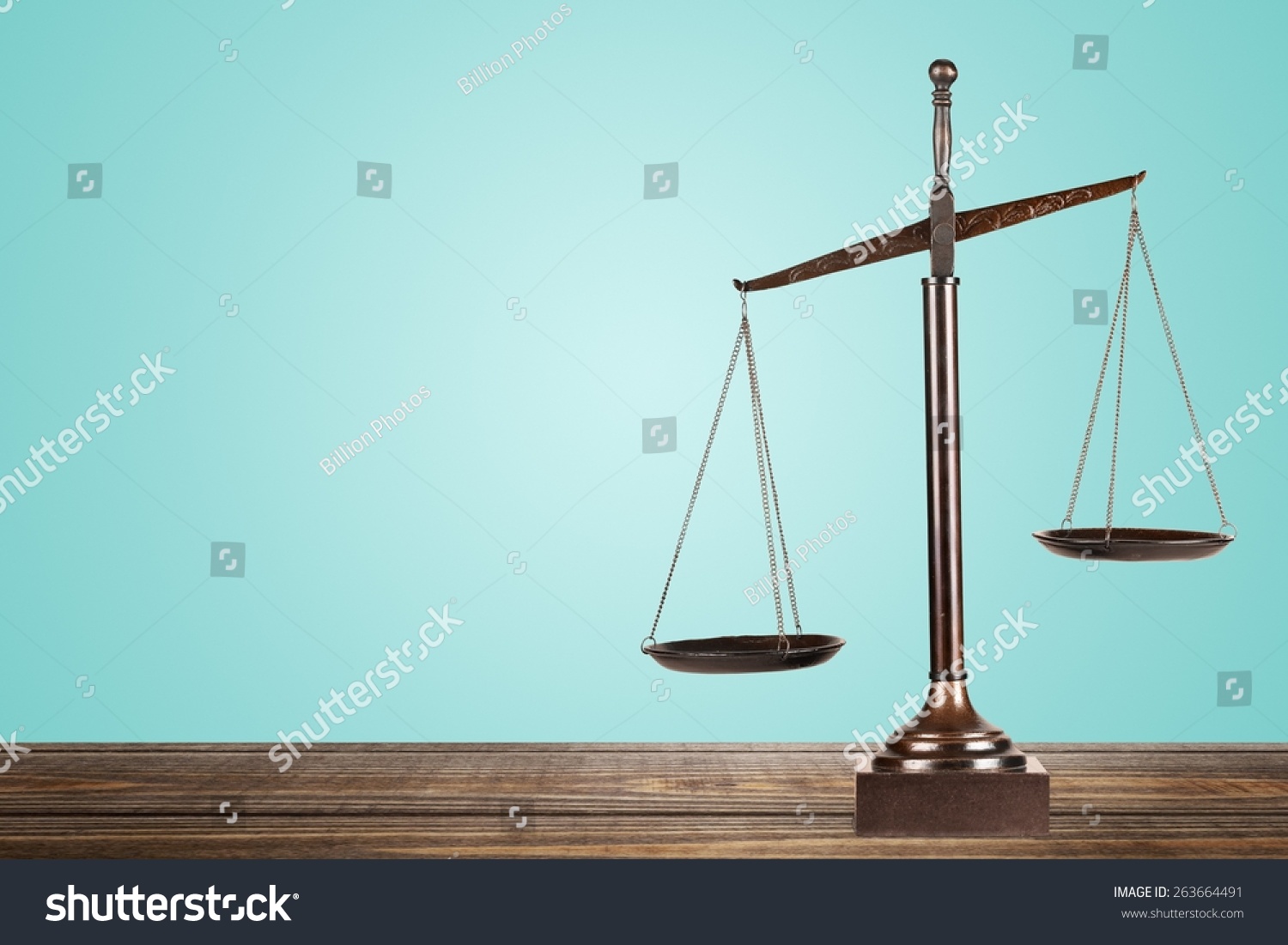 Scales Justice Weight Scale Balance Stock Photo 263664491 - Shutterstock