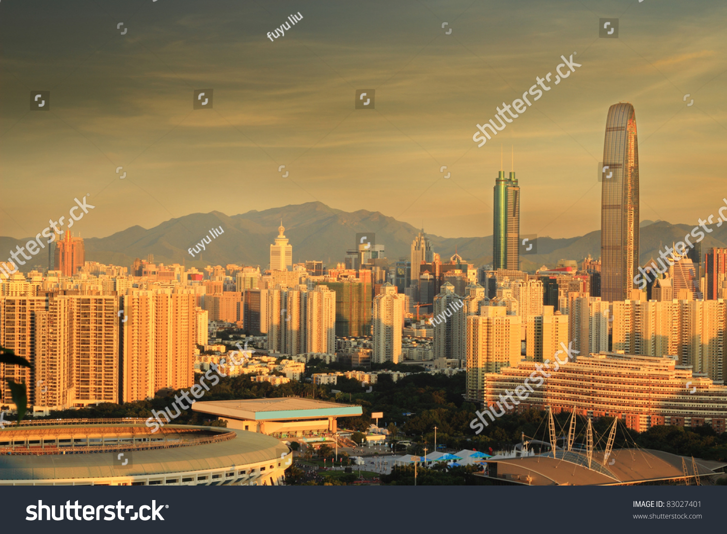 Scene Of Shenzhen Special Economic Zone,China Stock Photo 83027401 ...