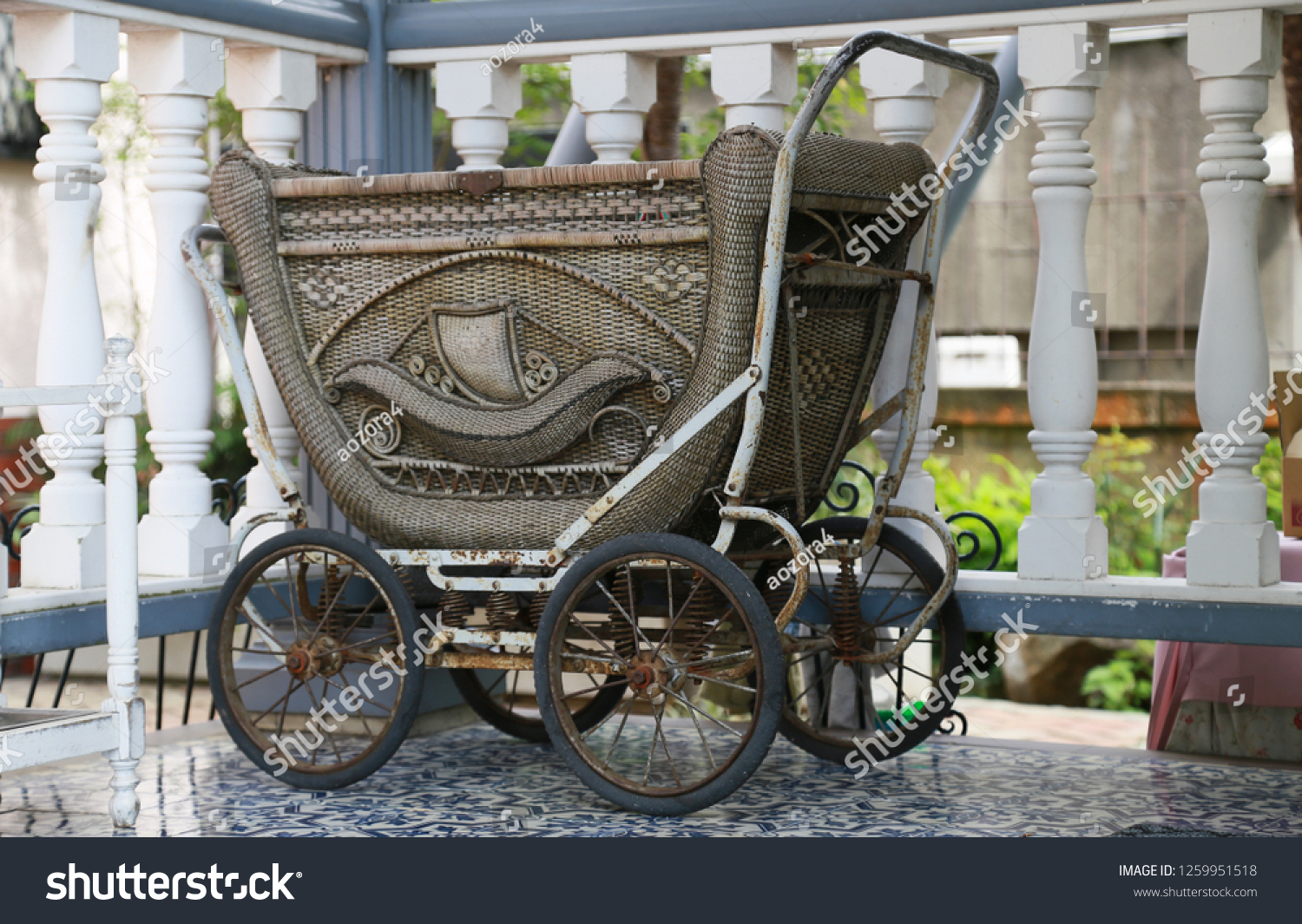 old baby carriage