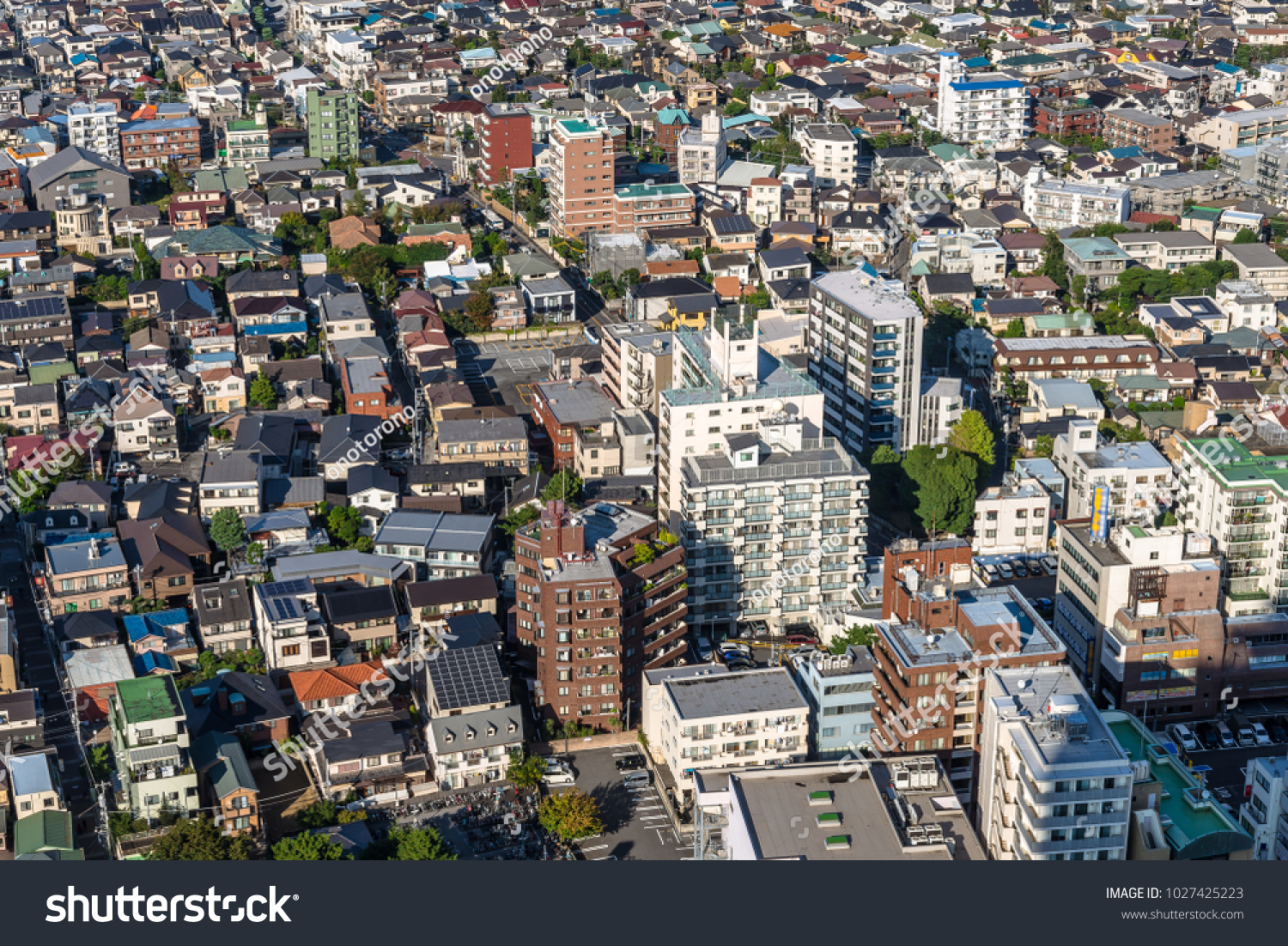 Scenery Residential Area Suburbs Tokyo Stock Photo Edit Now