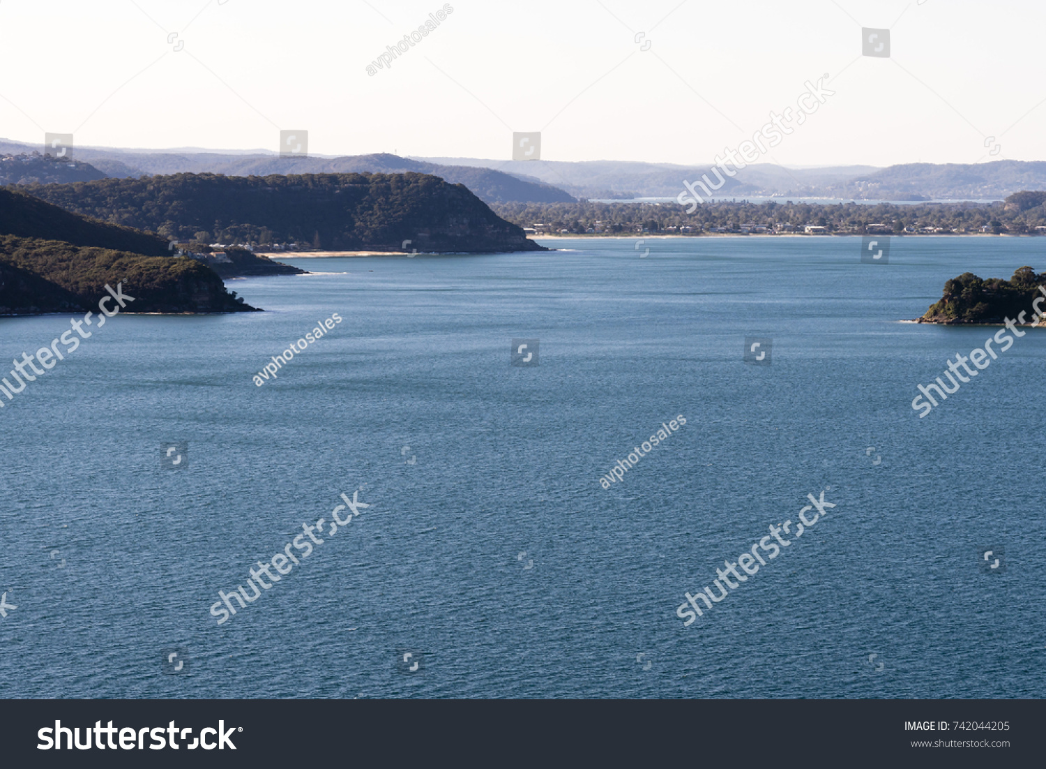 Scenic Ocean Panorama Sydney Northern Beaches Stock Photo Edit