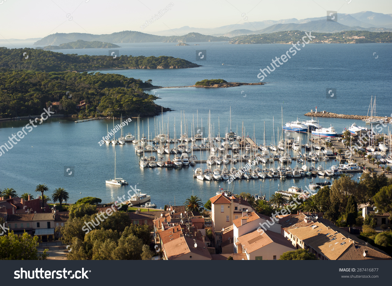 Scenic View Porquerolles Port Cros National Stock Photo Edit Now