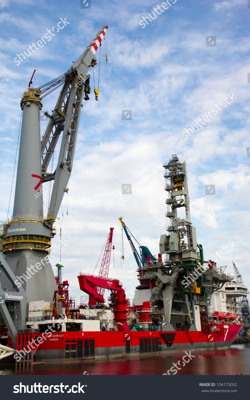 Schiedam, The Netherlands - June 2: The 'Seven Borealis', A 182m Large ...