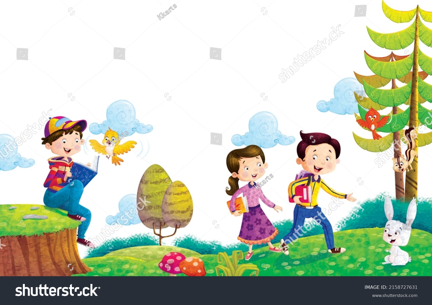 school-book-cover-design-kids-stock-illustration-2158727631-shutterstock
