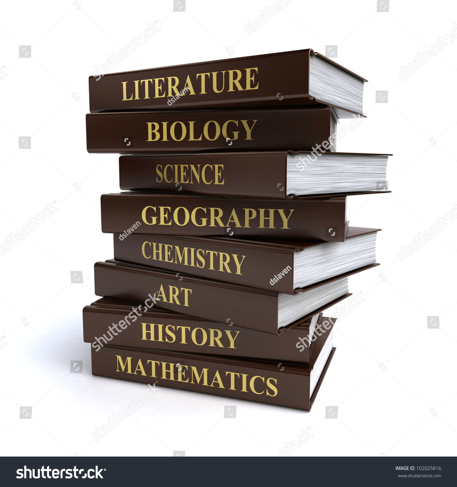 School Books Stock Photo 102025816 : Shutterstock