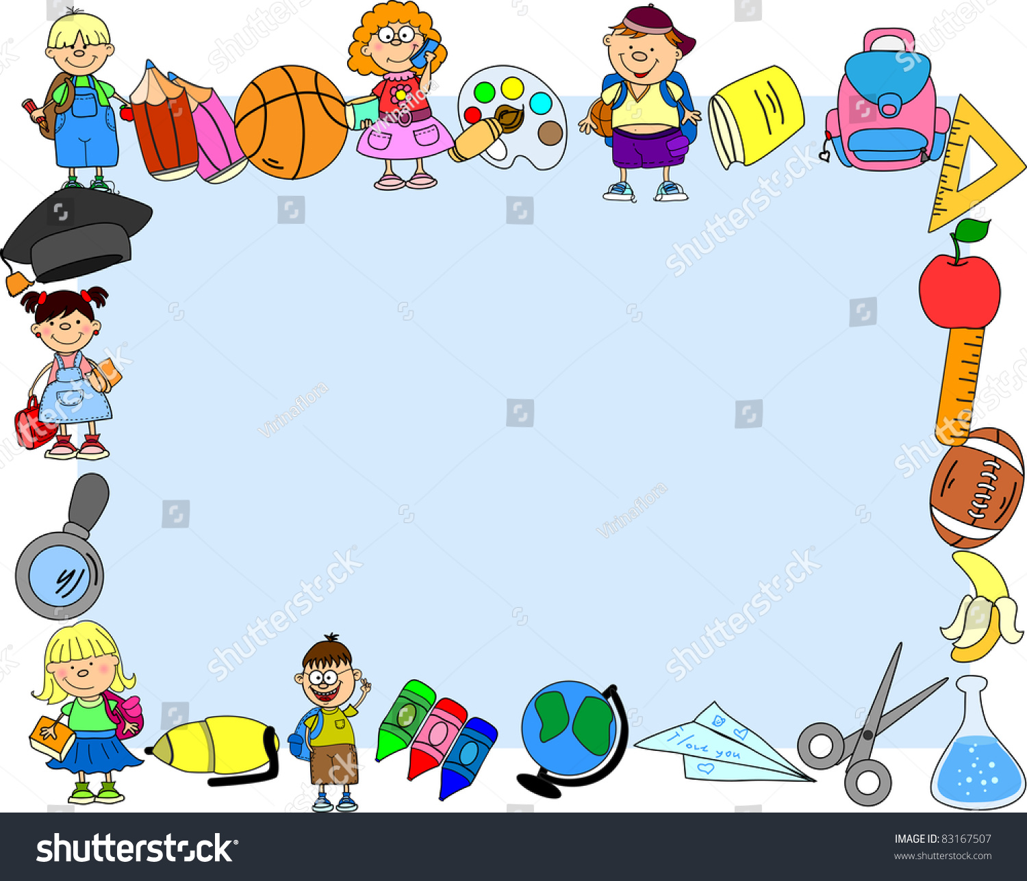 School Frame Stock Photo 83167507 : Shutterstock