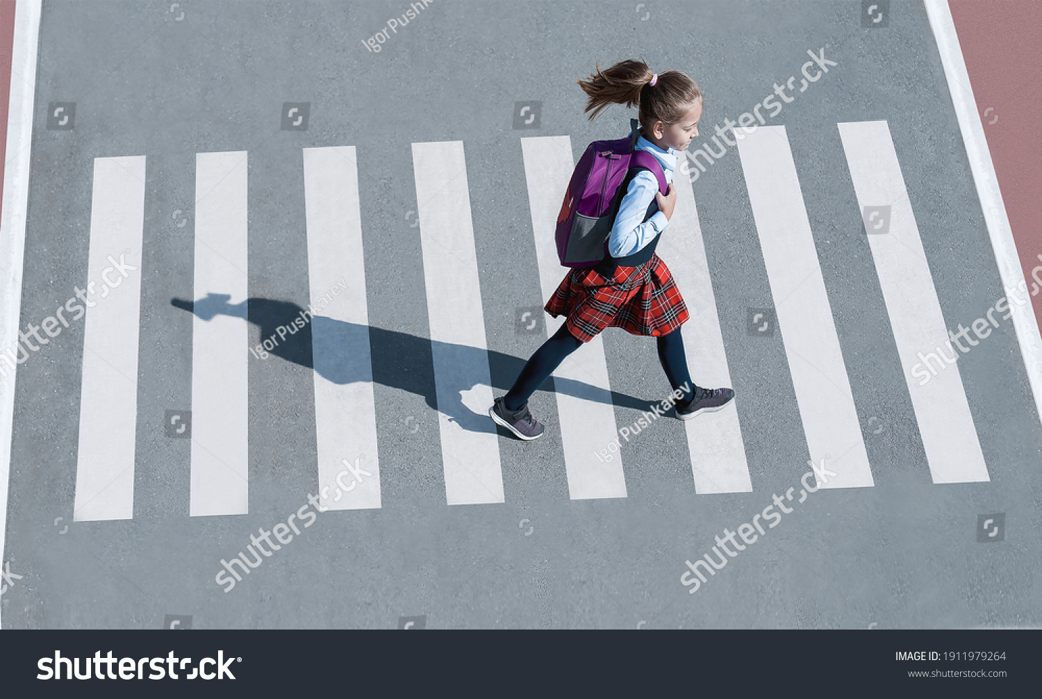 1,325 School Kids Zebra Crossing Images, Stock Photos & Vectors ...