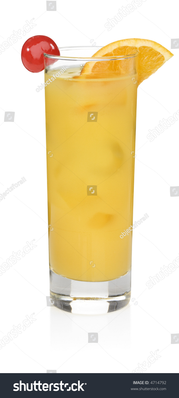 Screwdriver Cocktail - Isolated On White Stock Photo 4714792 : Shutterstock