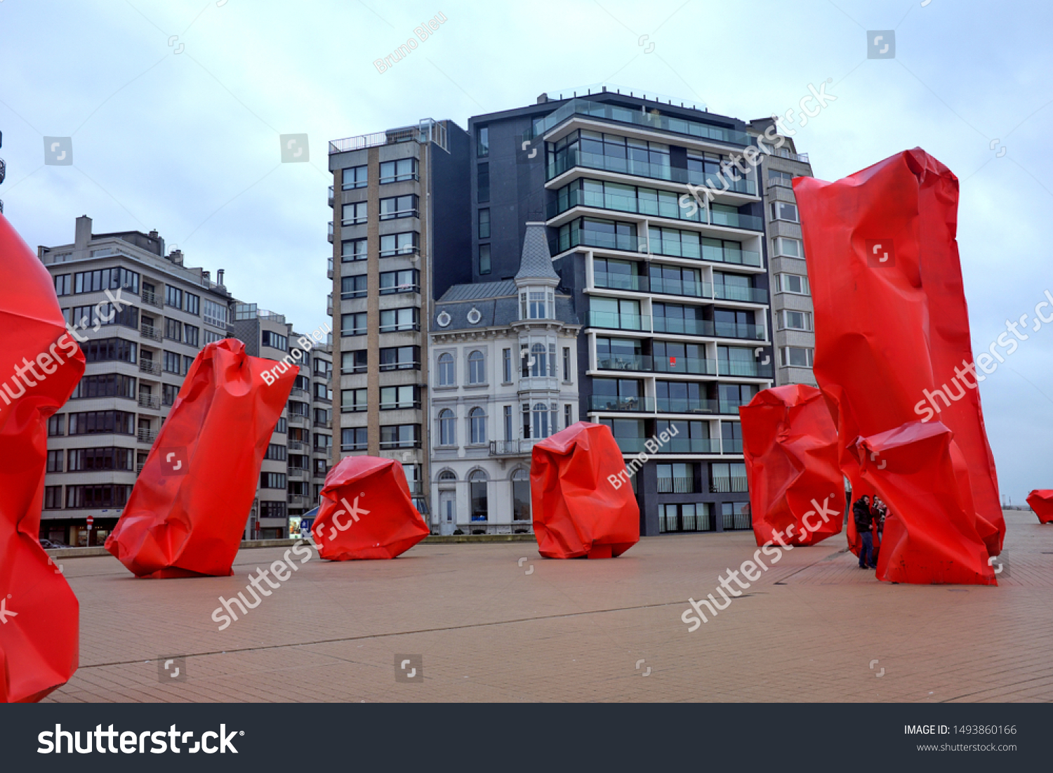 Sculptures By Arne Quinze Rock Strangers Stock Photo Edit Now 1493860166