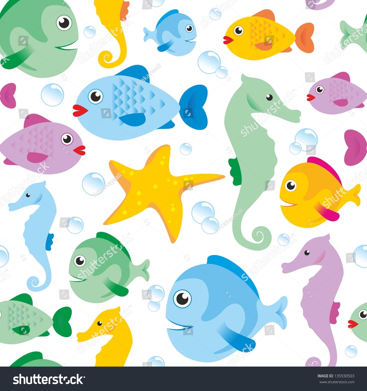 Sea Life Texture Stock Photo 135930503 : Shutterstock