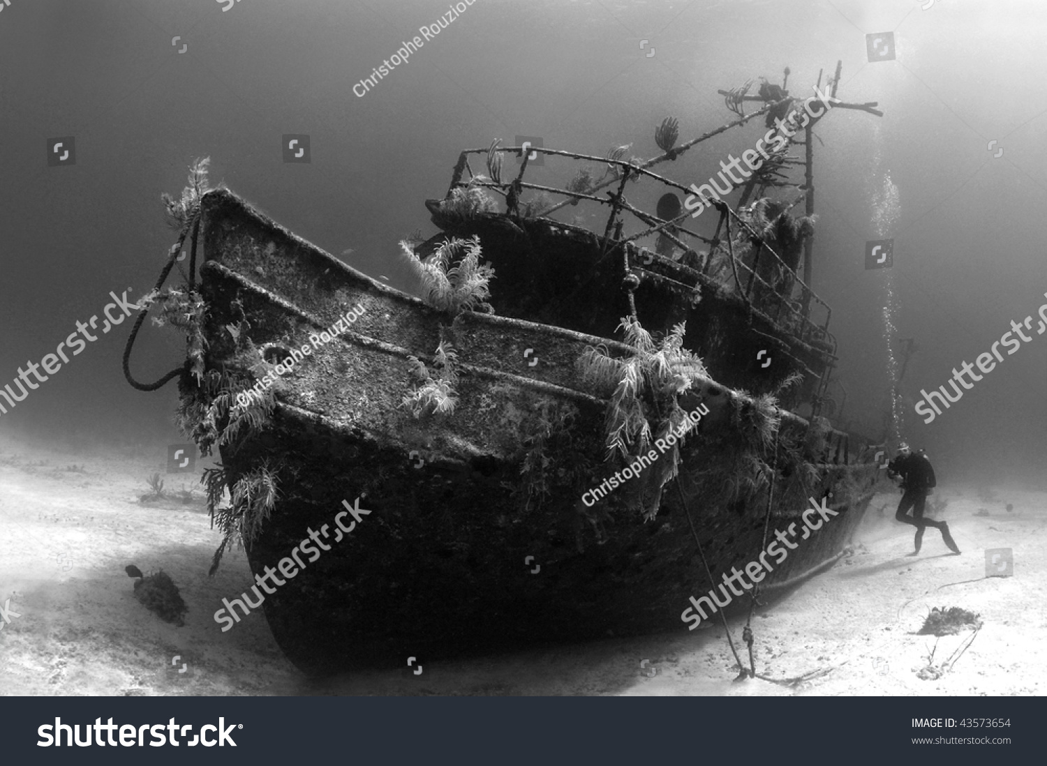 Sea Viking Shipwreck Stock Photo 43573654 - Shutterstock