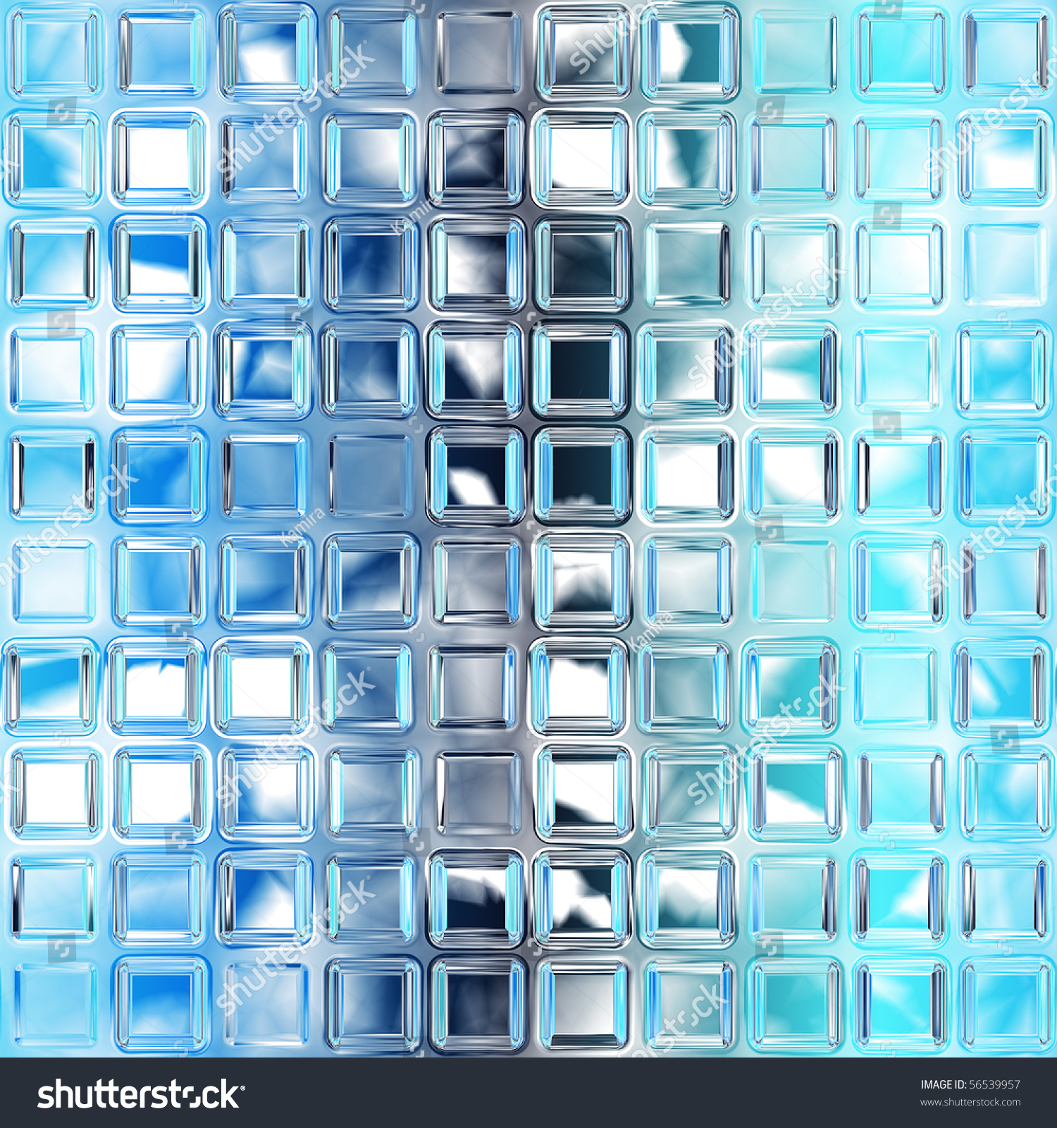 Seamless Blue Glass Tiles Texture Background Stock ...