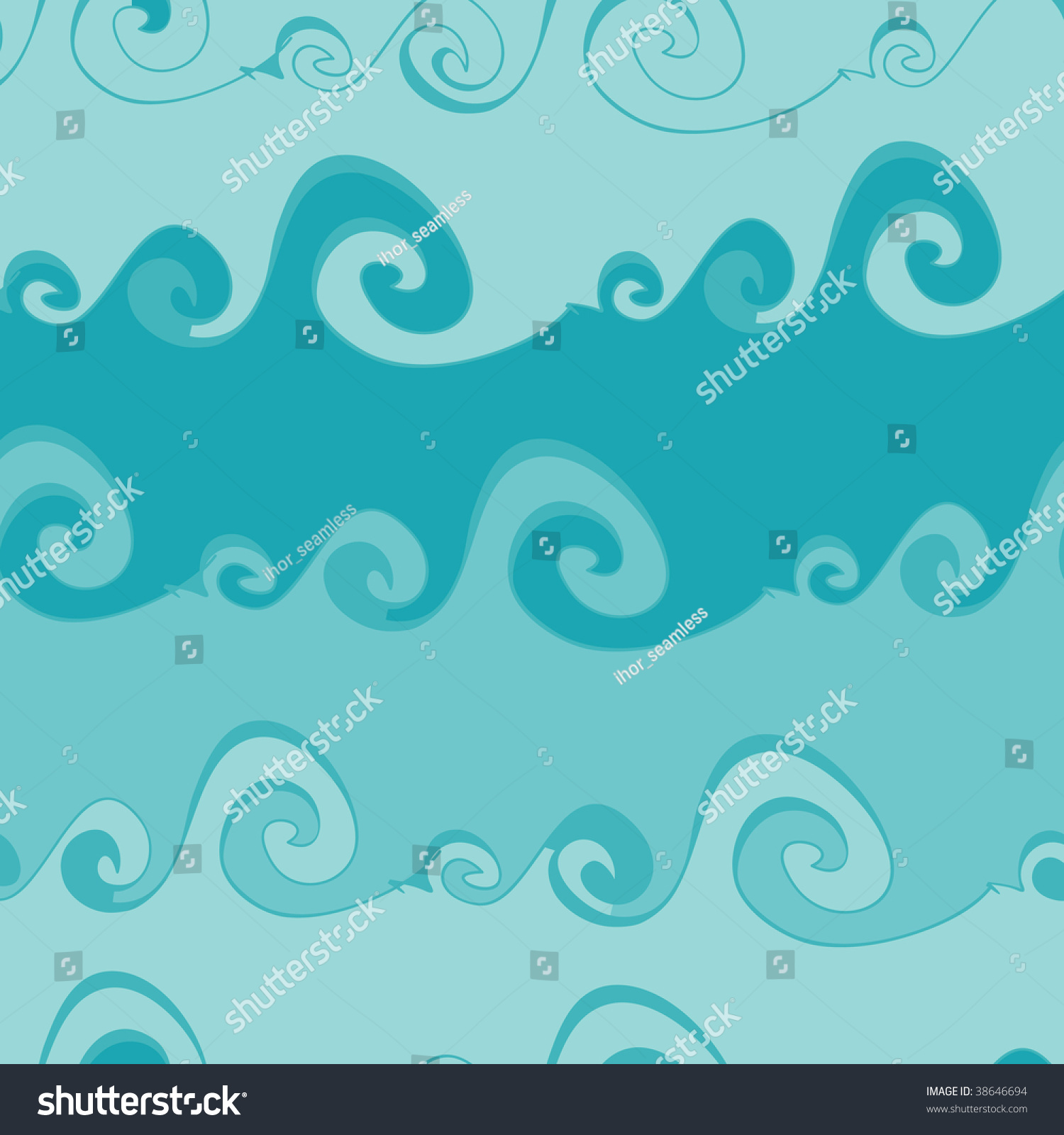 Seamless Ocean Water Background Stock Illustration 38646694 - Shutterstock