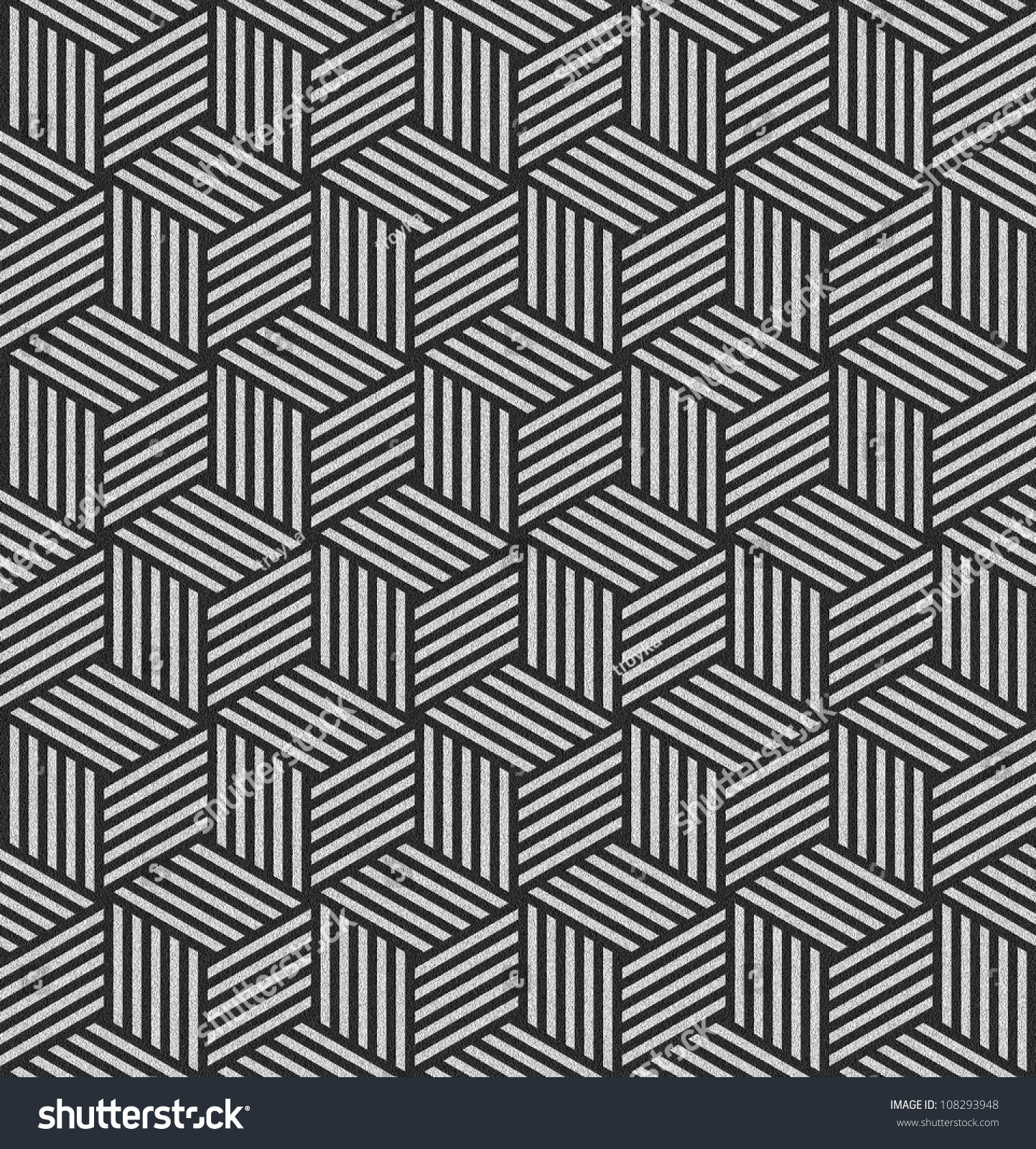 Seamless Pattern Op Art Design Geometric Stock Illustration 108293948 ...