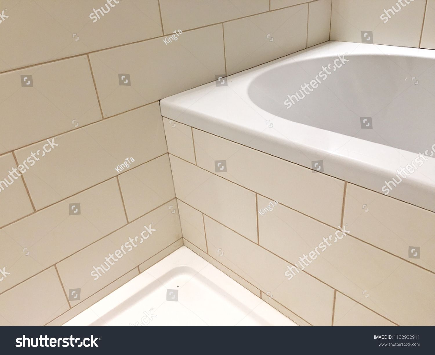 Seamless Perspective Corner Bathtub Bathroom Wall Stock Photo Edit Now 1132932911,Furnishing A New Home