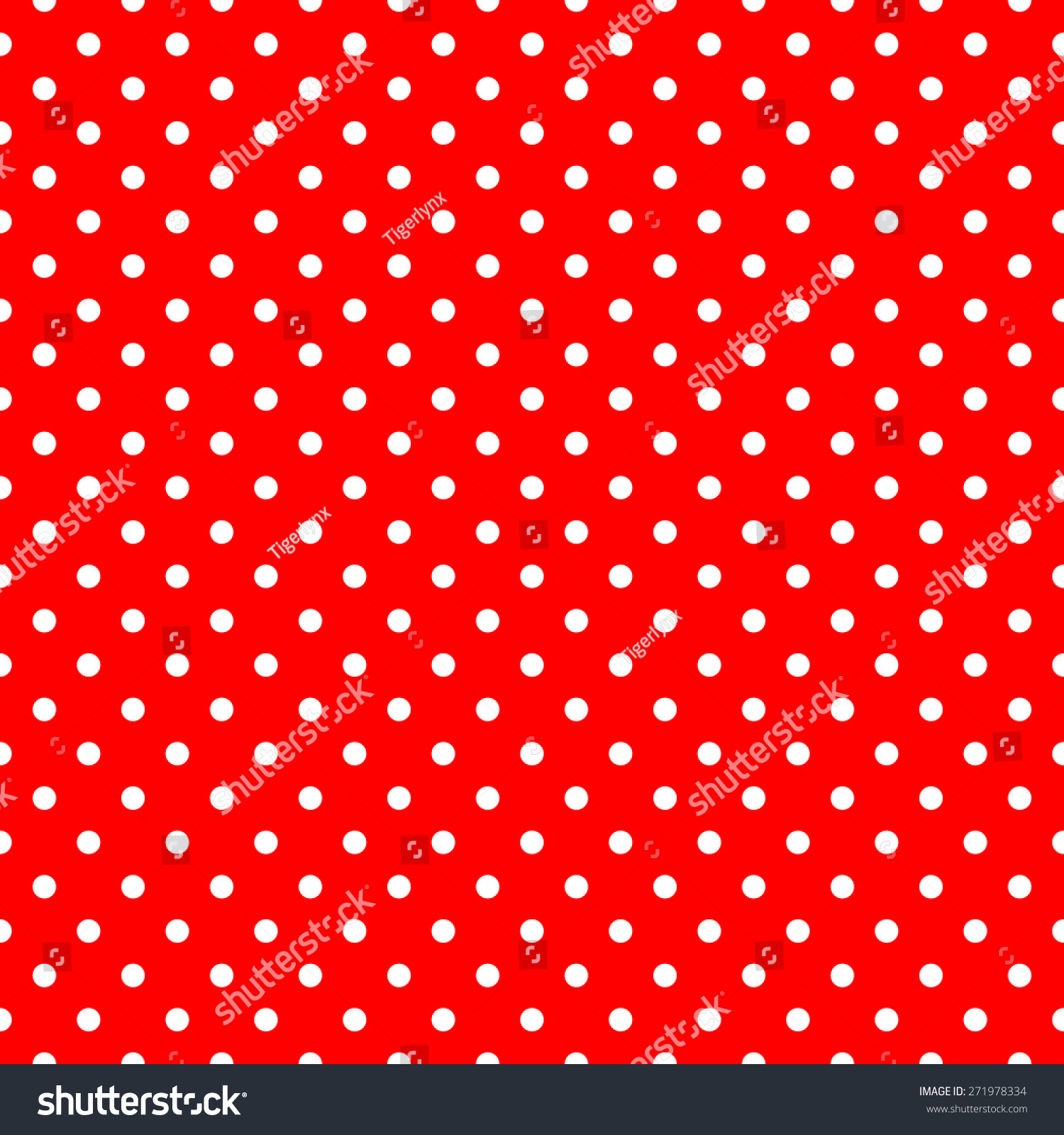 Seamless Repeating Classic Polka Dot Spotty Stock Illustration ...