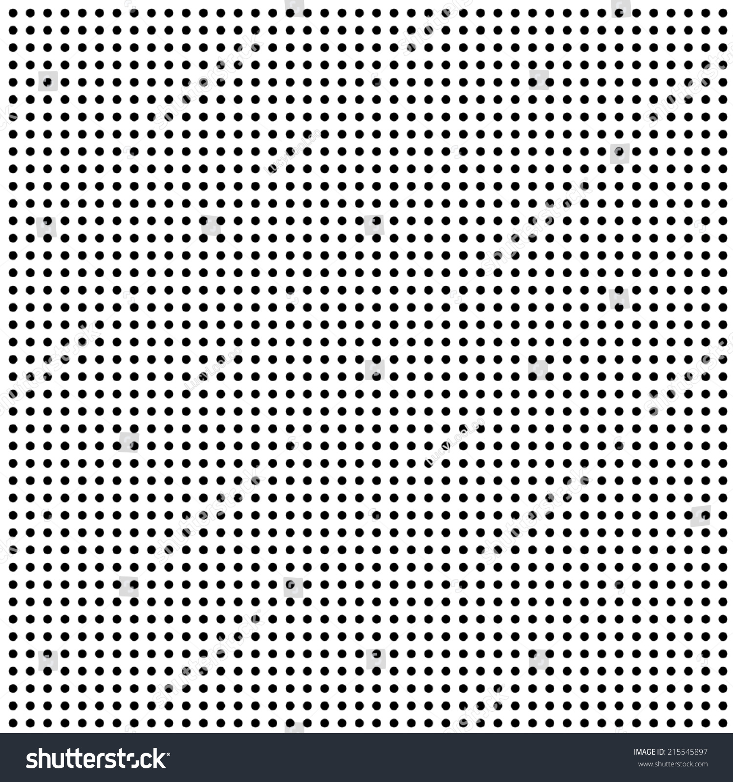 Seamless Repeating Dot Pattern As Background Stock Photo 215545897 ...