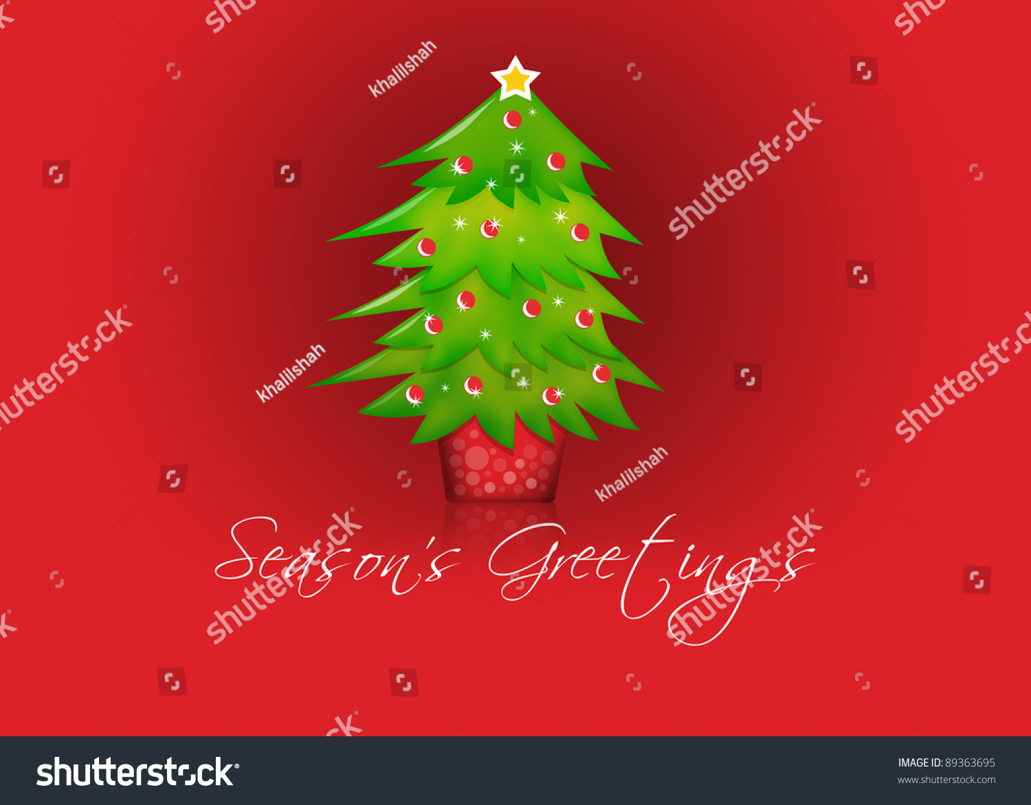 Season'S Greetings Card Stock Photo 89363695 : Shutterstock