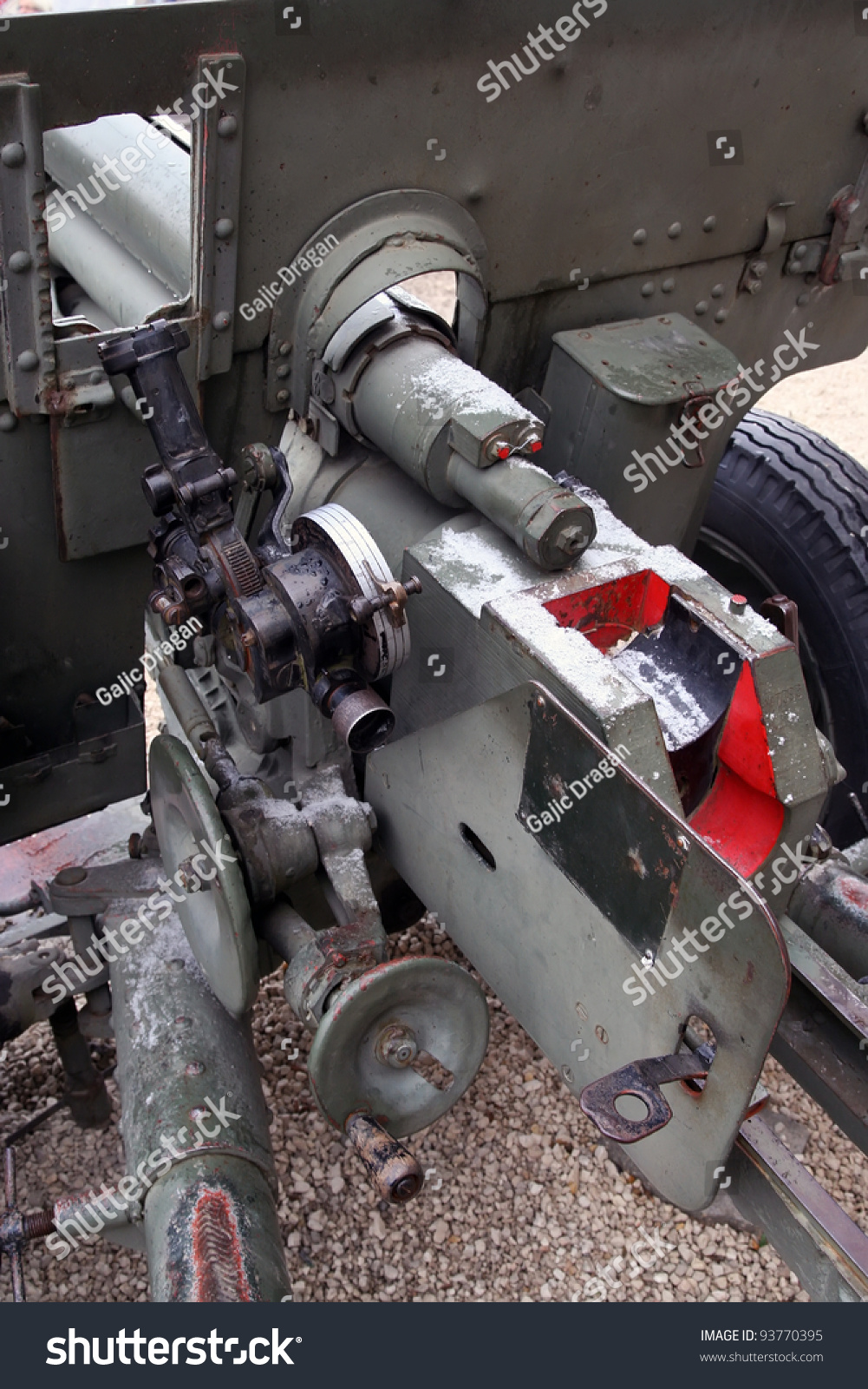 Second World War Artillery. Old Military Gunnery. Military Cannon At ...