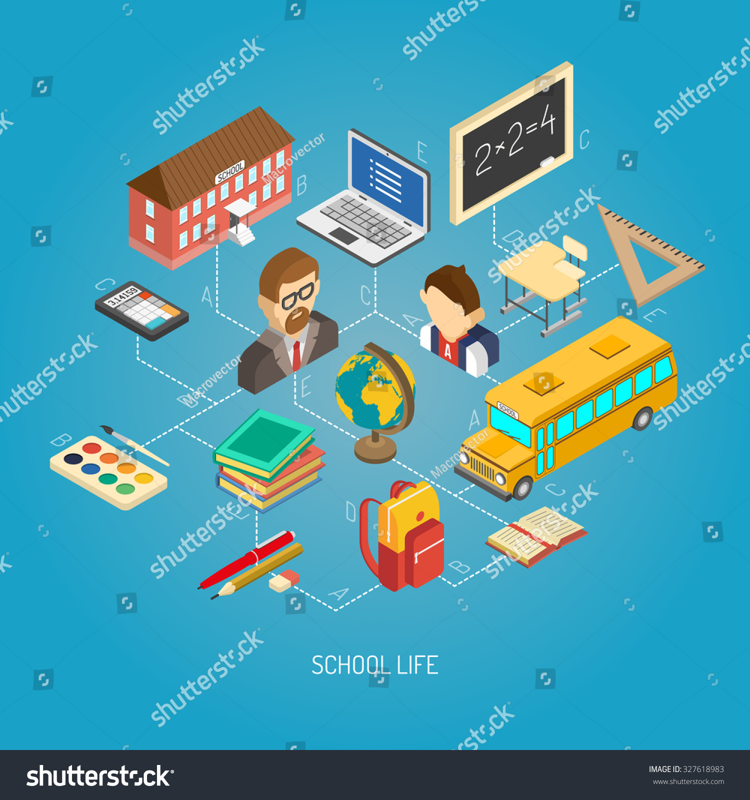 Secondary abstract comp.