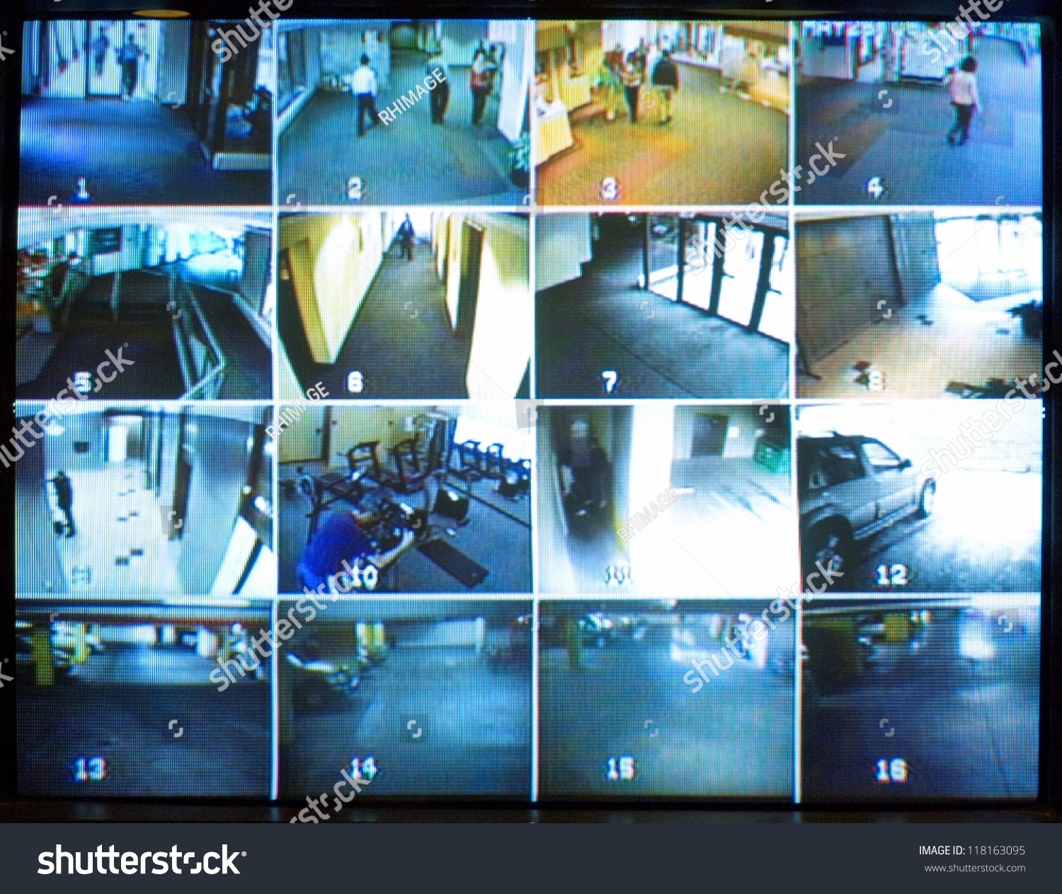 Video Security Monitor Webcam Creating 16