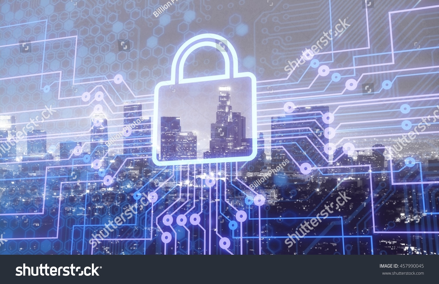 Security Graphic. Stock Photo 457990045 : Shutterstock