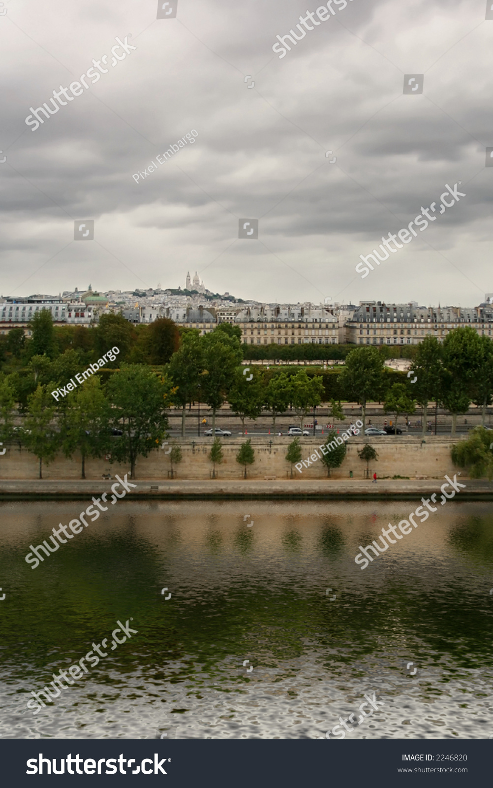 Seine River Quay Paris France Stock Photo Edit Now 2246820