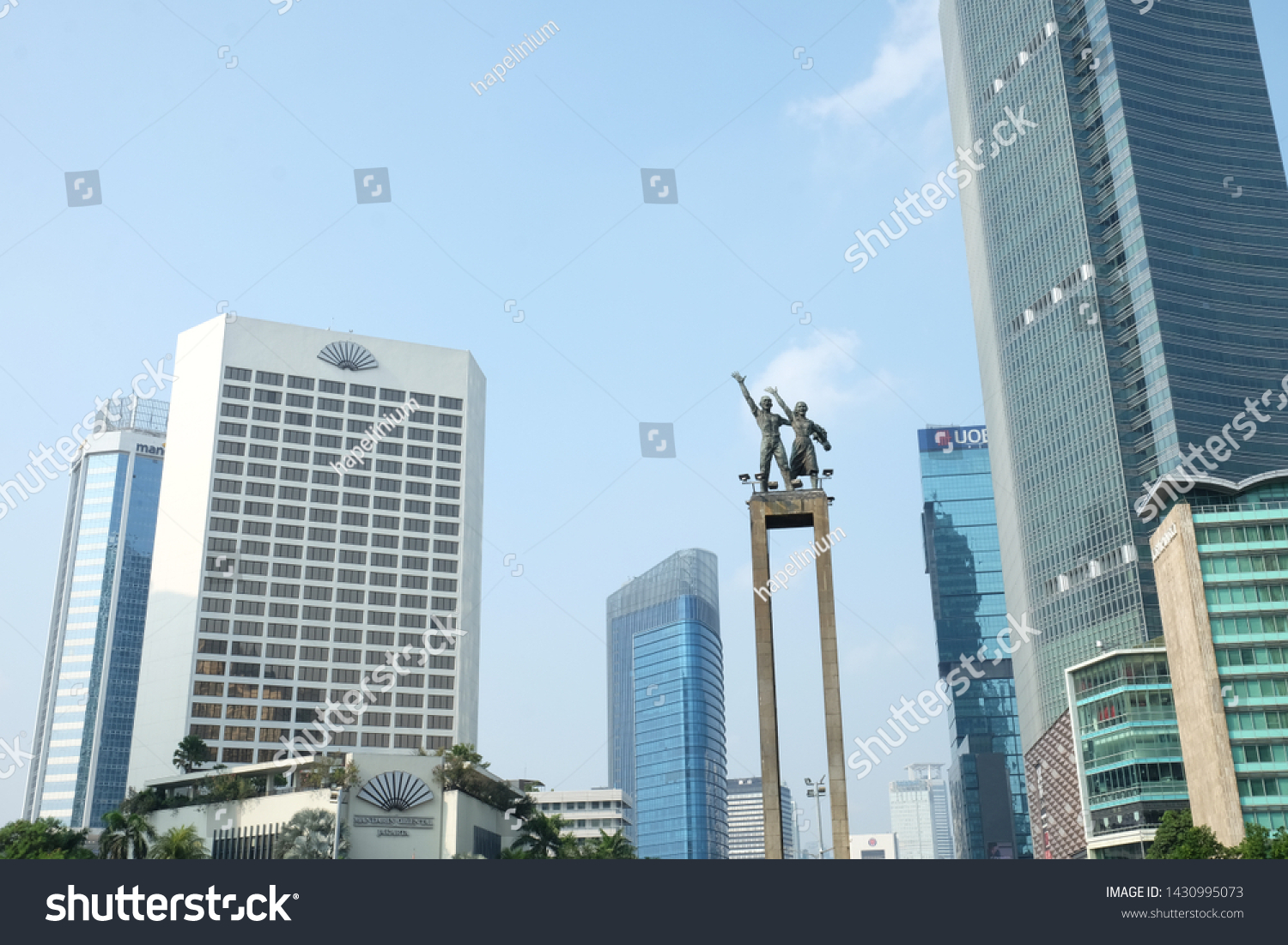 Selamat Datang Monument Known Monumen Bundaran Stock Photo 1430995073 ...