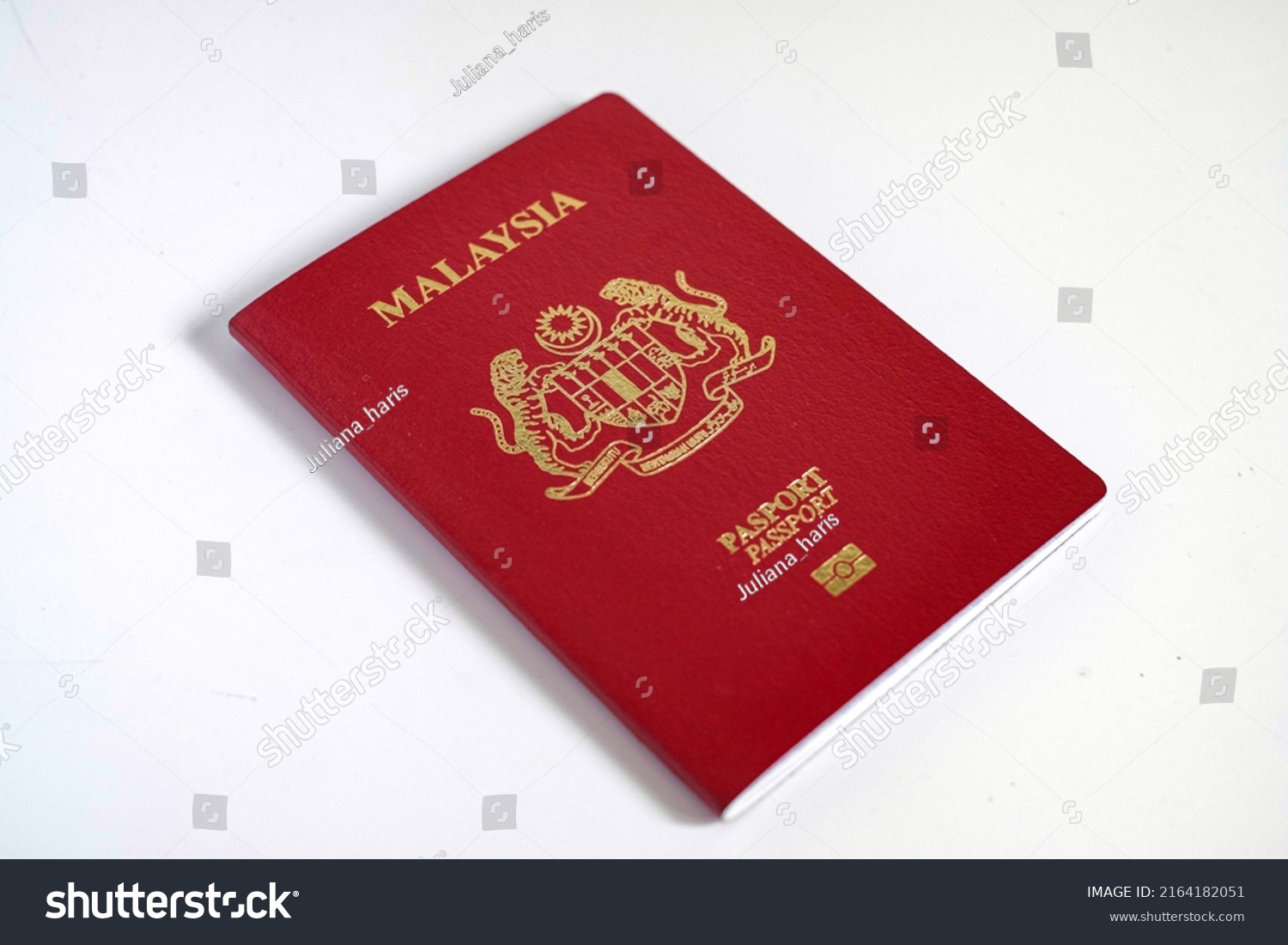 Selangor Malaysia May 29th 2022 Malaysian Stock Photo 2164182051   Stock Photo Selangor Malaysia May Th Malaysian International Passport Isolated On White Background 2164182051 