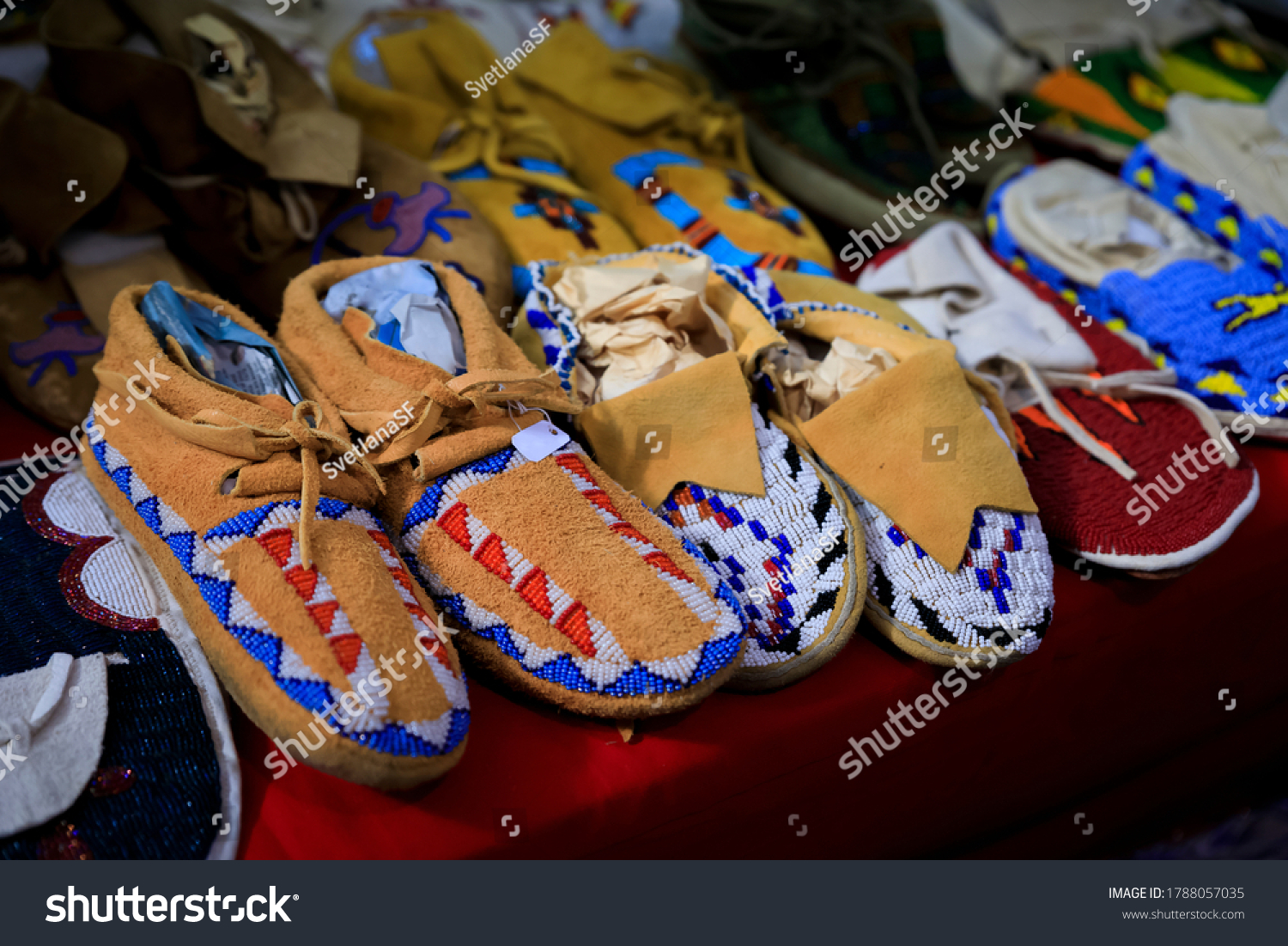 american indian moccasins for sale