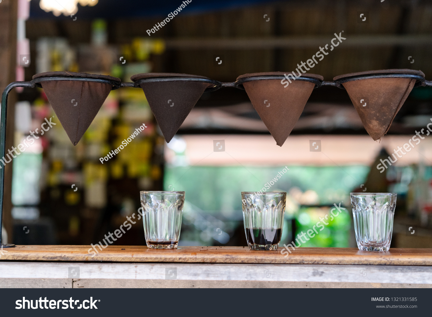 Selfmade Coffee Drip Stock Photo Edit Now 1321331585