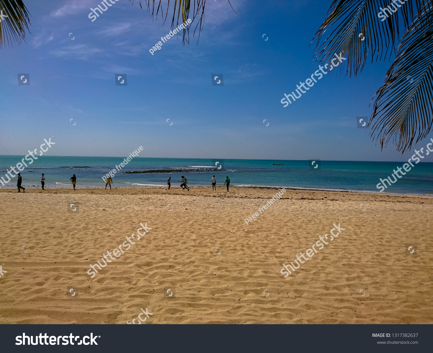 Senegal Beach Landscape Stock Photo 1317382637 | Shutterstock