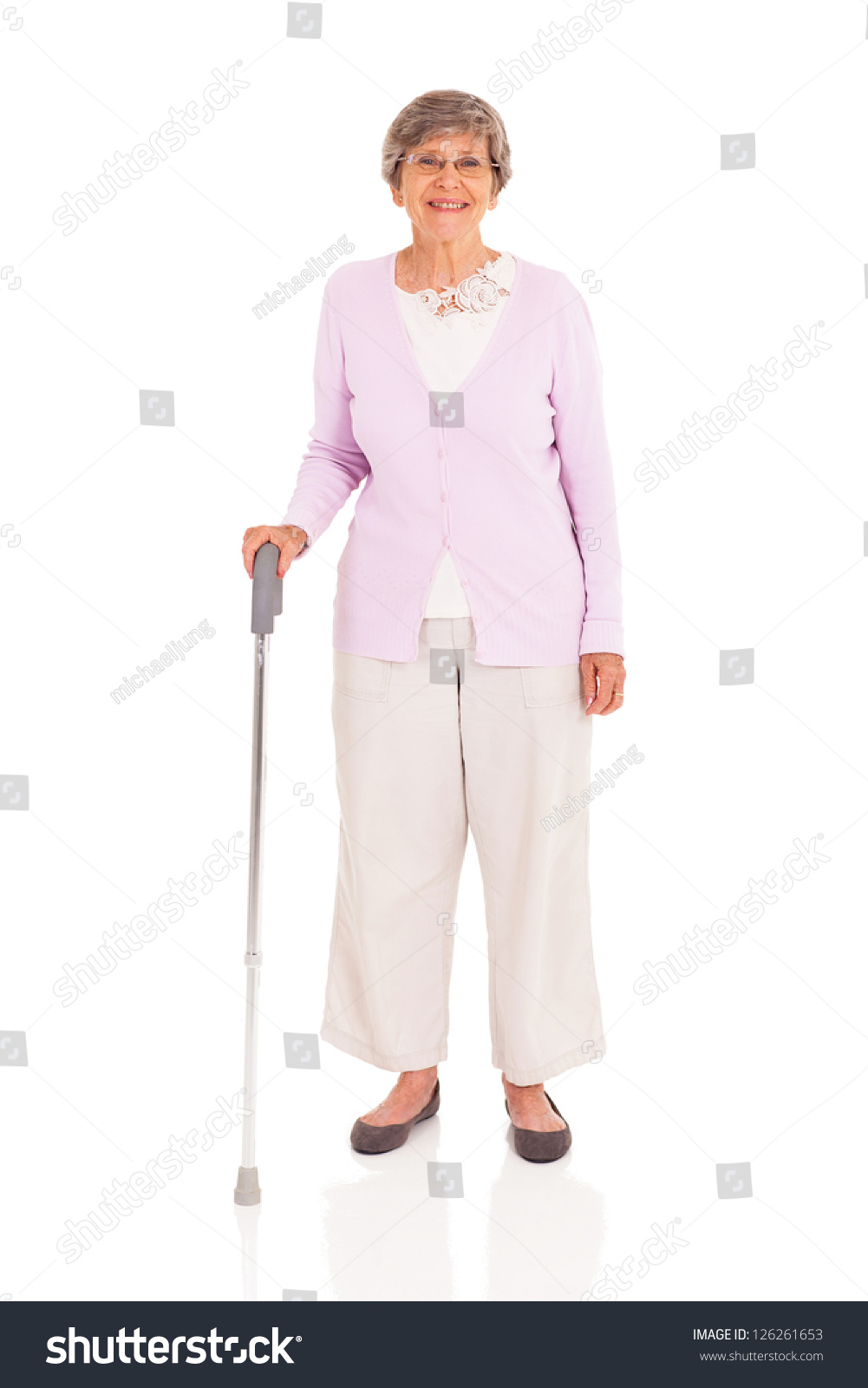 Women With Cane Images, Stock Photos & Vectors 