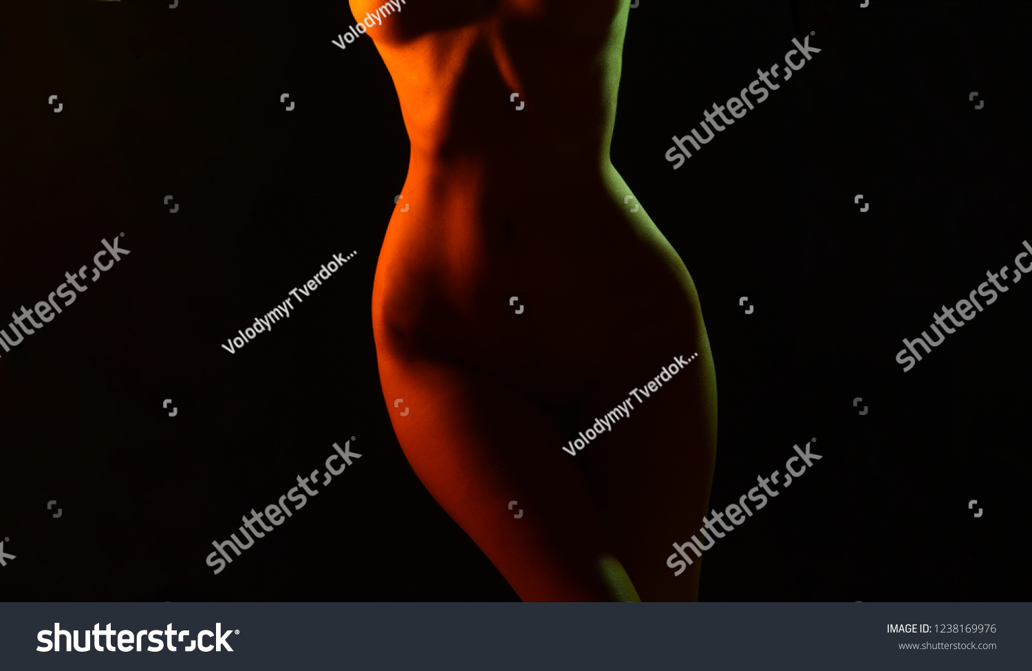 Sensual Womans Hips Sexy Hips Silhouette Stockfoto 1238169976